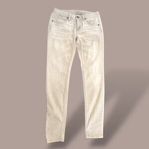 BURBERRY BRIT Westbourne Skinny Ankle Jeans - Size 26 - light khaki